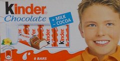 Kinder Chocolate zolta milk cocoa 70 kcal